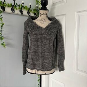 Aritzia Kokomio Dark Grey Cardigan Sweater